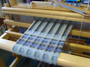 Swatch #3 on the loom